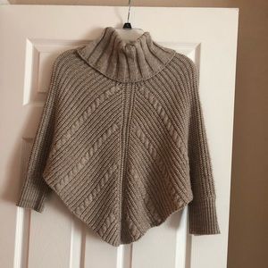 Crazy 8 girls turtleneck poncho/sweater